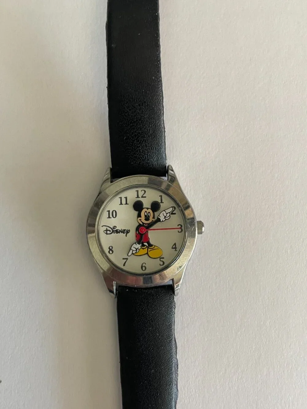 Vintage Disney Mickey Mouse Watch with leather band